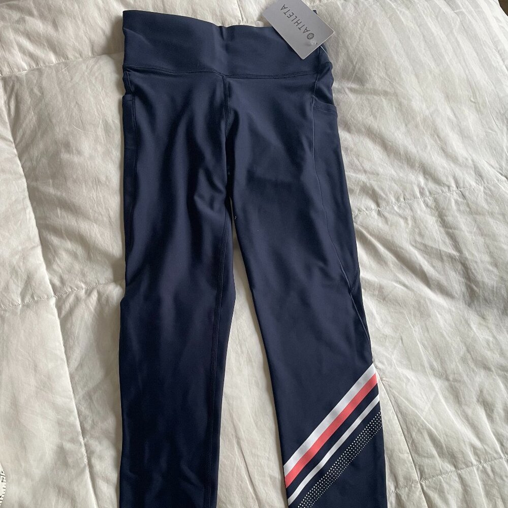 NWT Athleta 7/8 Tight Interval Stash Leggings